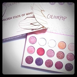 Colourpop golden State of mind eyeshadow palette